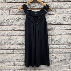 bebe Black Studded Mini Dress